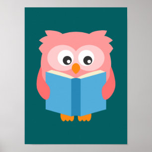 Niedliche Uhu Poster