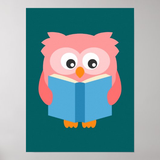 Niedliche Uhu Poster (Vorne)