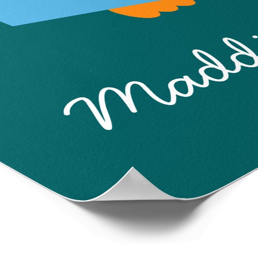 Niedliche Uhu Poster (Ecke)