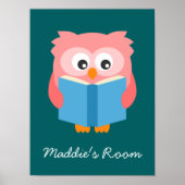 Niedliche Uhu Poster (Vorne)