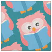 Niedliche Uhu Stoff (Nahaufnahme)