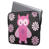Niedliche Uhusmatte Laptopschutzhülle (Vorderseite Links)