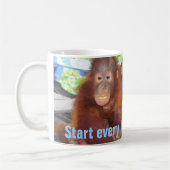 Niedliche Umarmungs-Tasse mit Tieren Kaffeetasse (Links)