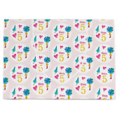 Niedliche Umbrella Girl Große Geschenktüte (Vorderseite)