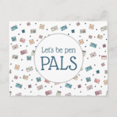 Niedliche Umschläge - Lehrer für Pen Pals Postkarte (Vorderseite)