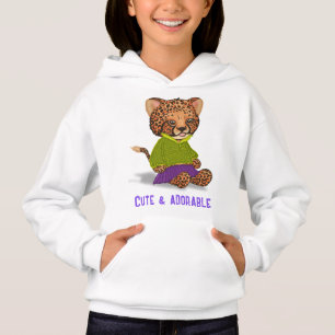 Niedliche und Adorable Baby Cheetah Hoodie