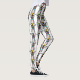 Niedliche und Adorable Mops Hunde Leggings