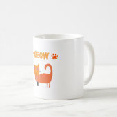 NIEDLICHE UND ANERKENNBARE ABSTRAKTE KATZEN SEHEN  KAFFEETASSE (VorderseiteRechts)