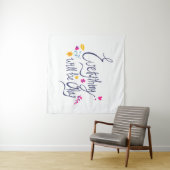Niedliche und berührende Redewendungen von Kids Gr Wandteppich (Beispiel (Horizontal))