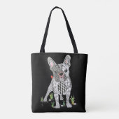 Niedliche und bezaubernde französische Bulldogge Tasche (Rückseite)