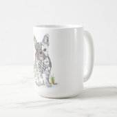 Niedliche und bezaubernde französische Bulldogin-T Kaffeetasse (VorderseiteRechts)