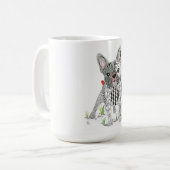 Niedliche und bezaubernde französische Bulldogin-T Kaffeetasse (Vorderseite Links)