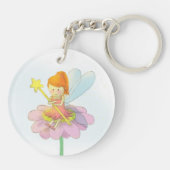 Niedliche und bunte Fee Schlüsselanhänger (Rückseite)