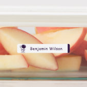 Niedliche und einfache Astronautenkids-Labels Etiketten (Befestigt)