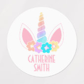 Niedliche und einfache Kinderkleidung Etiketten (Design 1)