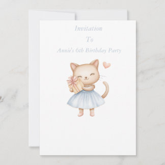 Niedliche und elegante Einladung für individuell a