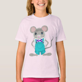 Niedliche und elegante kleine Maus T-Shirt