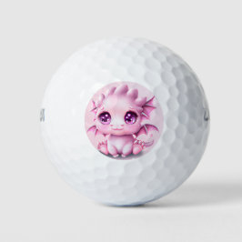 Niedliche und erlesene Fantasie Pink Baby Chibi Golfball