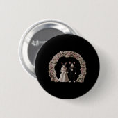 Niedliche und erlesene Katzenbrille Button (Vorne & Hinten)