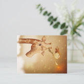 Niedliche und fantasievolle Illustration Postkarte (Stehend Vorderseite)
