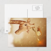 Niedliche und fantasievolle Illustration Postkarte (Vorne/Hinten)