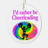 NIEDLICHE UND FARBEITETE KLEINERLEITUNG KERAMIK ORNAMENT (Links)