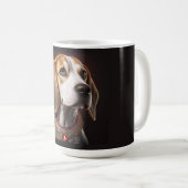 Niedliche und farbenfrohe Beagle Hunde Tasse (VorderseiteRechts)