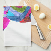Niedliche und farbenfrohe Blumenkochentücher Geschirrtuch (Viertel Falte)