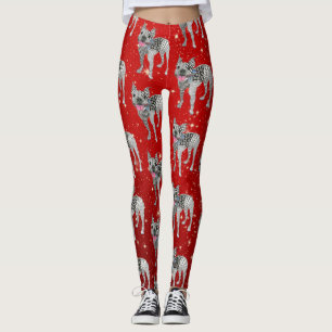 Niedliche und farbenfrohe Boston Terrier Leggings