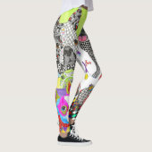 Niedliche und farbenfrohe Boston Terrier Leggings (Rechts)