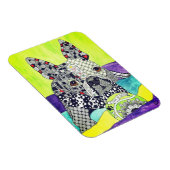 Niedliche und farbenfrohe Boston Terrier Magnet 3" (Rechte Seite)