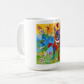 Niedliche und farbenfrohe Boston Terrier Tasse (Vorderseite Links)