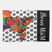 Niedliche und farbenfrohe Boxer Dog Küchentücher (Horizontal)