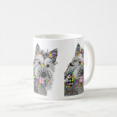 Niedliche und farbenfrohe Cairn Terrier Tasse (VorderseiteRechts)