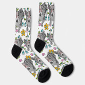 Niedliche und farbenfrohe Cardigan Welsh Corgi Soc Socken (Rechts)