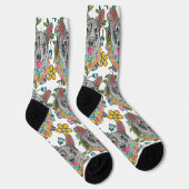 Niedliche und farbenfrohe Cardigan Welsh Corgi Soc Socken (Rechts)