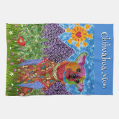 Niedliche und farbenfrohe Chihuahua Dog Küchentüch Geschirrtuch (Horizontal)