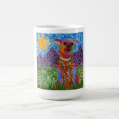 Niedliche und farbenfrohe Chihuahua-Tasse Kaffeetasse (Mittel)