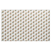 Niedliche und farbenfrohe Dackel Stoff (Yard (91,4 cm))