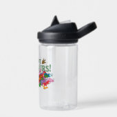 Niedliche und farbenfrohe Dinosaurier Trinkflasche (Links)