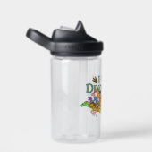 Niedliche und farbenfrohe Dinosaurier Trinkflasche (rechts)