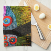 Niedliche und farbenfrohe Dog Küchentücher (Viertel Falte)