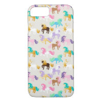 Niedliche und farbenfrohe Einhornmuster