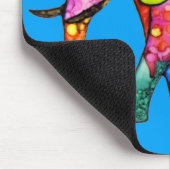 Niedliche und farbenfrohe Elefantenmousepad Mousepad (Ecke)