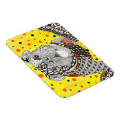 Niedliche und farbenfrohe englische Bulldog Magnet (Rechte Seite)