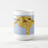 Niedliche und farbenfrohe Giraffe Kaffeetasse (Mittel)