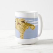 Niedliche und farbenfrohe Giraffe Kaffeetasse (VorderseiteRechts)