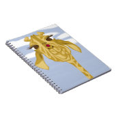 Niedliche und farbenfrohe Giraffe Notizblock (Rechte Seite)