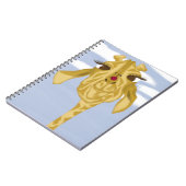 Niedliche und farbenfrohe Giraffe Notizblock (Linke Seite)