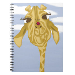 Niedliche und farbenfrohe Giraffe Notizblock